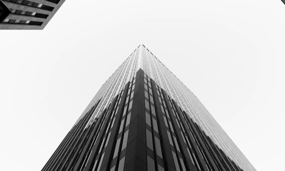 low-angle photography of concrete building